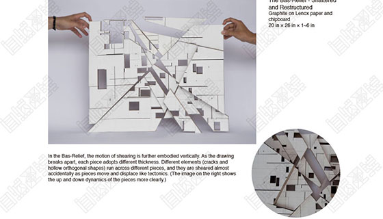 Collection of architectural space works Collection of architectural space works