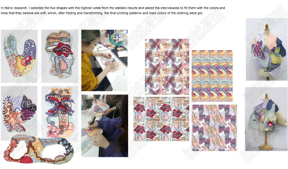 Graphic design elements added to the collection of clothing works Graphic design elements added to the collection of clothing works