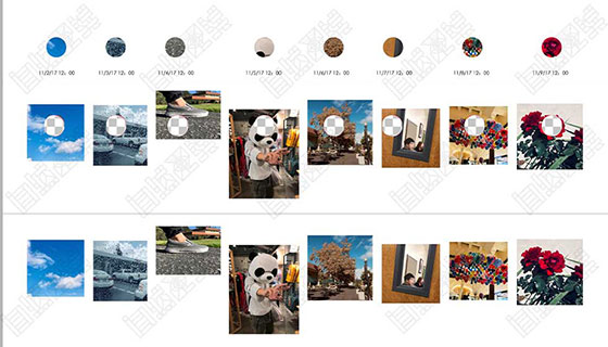 Collection of art works of students studying abroad in natural light Collection of art works of students studying abroad in natural light