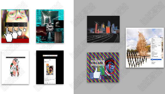 Collection of art works of students studying abroad in natural light Collection of art works of students studying abroad in natural light