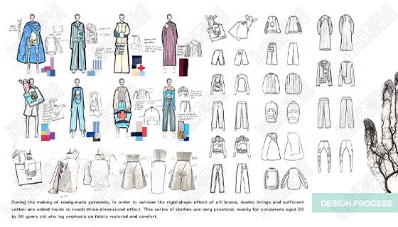 Collection of overseas works of costume design art Collection of overseas works of costume design art