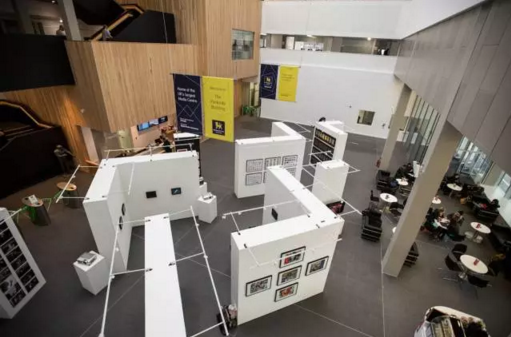 On the campus of Birmingham City University On the campus of Birmingham City University