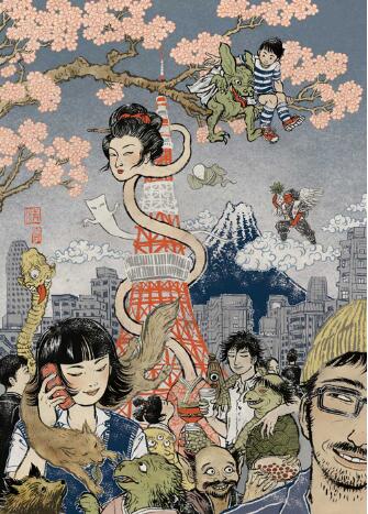 Illustration design for art study abroad Illustration design for art study abroad