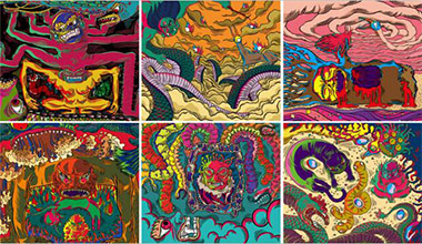 Engraving of American Art Students Engraving of American Art Students