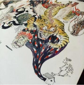 Illustration design for art study abroad Illustration design for art study abroad