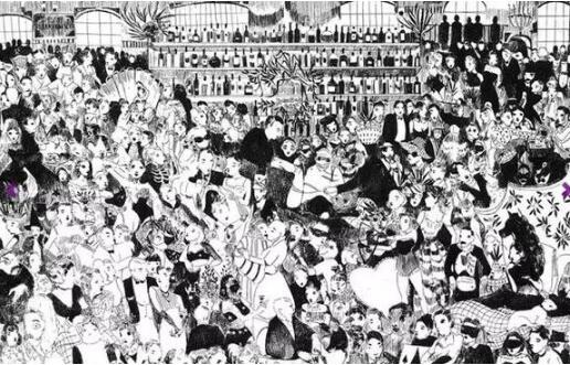 Andie Dinkin, an art student studying abroad majoring in illustration Andie Dinkin, an art student studying abroad majoring in illustration