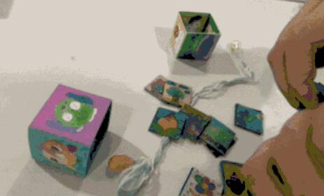 Folding of book binding art collection of overseas students Folding of book binding art collection of overseas students