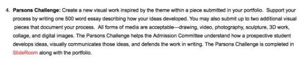Parsons Collection Requirements of Parsons School of Design Parsons Collection Requirements of Parsons School of Design