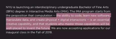 New York University Interaction Design New York University Interaction Design