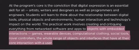 New York University ITP New York University ITP