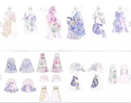 Collection of overseas works Fashion design - fabric transformation Collection of overseas works Fashion design - fabric transformation