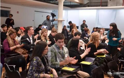 View of Pratt students in class View of Pratt students in class