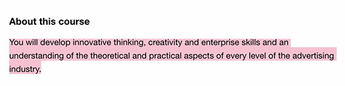 Advertising Design, London Media College Advertising Design, London Media College