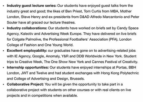 LCC Advertising Course of London Media College LCC Advertising Course of London Media College