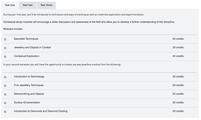 Birmingham City University Jewelry Design Course Birmingham City University Jewelry Design Course