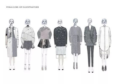 Training of collection of works for studying abroad for clothing design major Training of collection of works for studying abroad for clothing design major