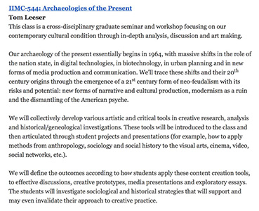 Curriculum Design of New Media Art Major of California Academy of Arts Curriculum Design of New Media Art Major of California Academy of Arts