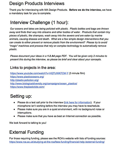 Interview Guide for 2019 Art Study Abroad Application Season Interview Guide for 2019 Art Study Abroad Application Season