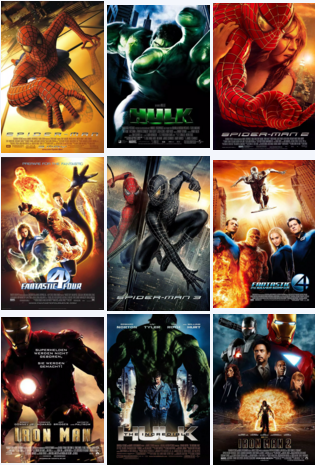 Layout of collection of graphic design works Layout of collection of graphic design works