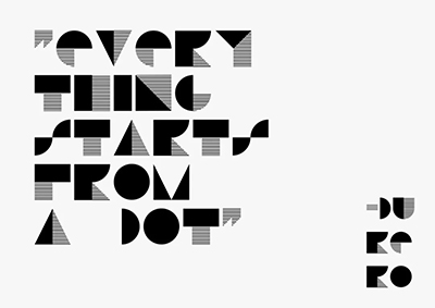 Typesetting font design of works collection Typesetting font design of works collection