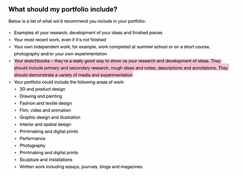 London University of the Arts Portfolio Requirements London University of the Arts Portfolio Requirements