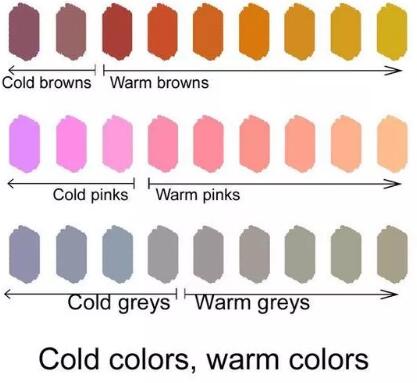 Color system comparison of art design overseas works Color system comparison of art design overseas works