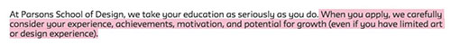 Parsons School of Design Portfolio Requirements Parsons School of Design Portfolio Requirements