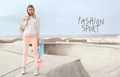 Fashion and sports joint brand design Fashion and sports joint brand design