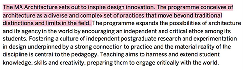 Architecture, Royal Academy of Arts Architecture, Royal Academy of Arts