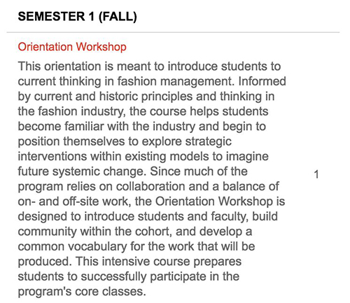 Parsons School of Design Fashion Management Overseas Course Parsons School of Design Fashion Management Overseas Course