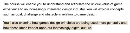 Studied in Game Design at London Media College Studied in Game Design at London Media College