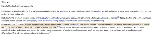 What are the specialties of pure art What are the specialties of pure art