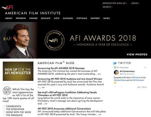 AFI Film Academy Graduate Admission Conditions AFI Film Academy Graduate Admission Conditions