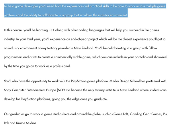 Game Design Programming Abroad Course Game Design Programming Abroad Course