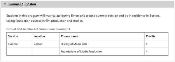 Emerson College Film Study Abroad Emerson College Film Study Abroad