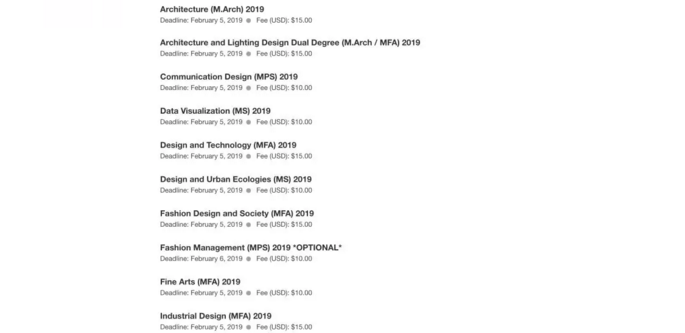 Parsons School of Design applies for studying abroad Parsons School of Design applies for studying abroad