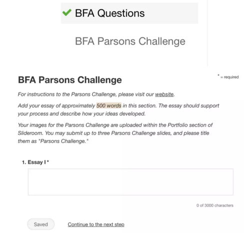 Parsons Challenge Parsons Challenge