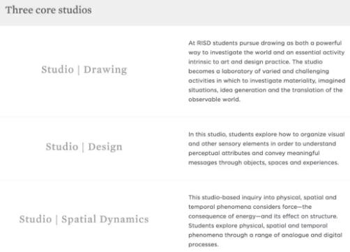 Rhode Island School of Design Rhode Island School of Design