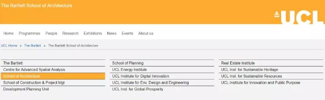 Ranking of Architecture Universities Ranking of Architecture Universities