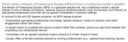  Parsons Professional Degree in Fashion Management