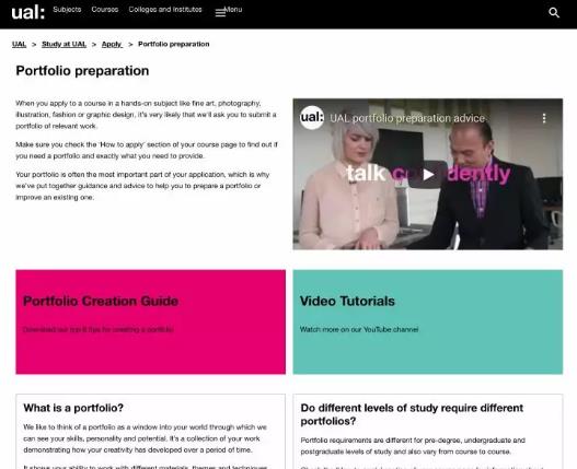 UAL London University of the Arts Portfolio Proposal UAL London University of the Arts Portfolio Proposal