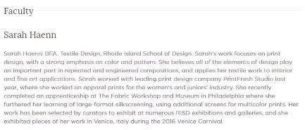 Rhode Island School of Design faculty Rhode Island School of Design faculty