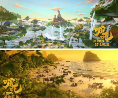 The visual color of the movie Nezha: The Devil Child Comes into the World The visual color of the movie Nezha: The Devil Child Comes into the World