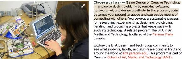 Parsons Game Design Official Website Introduction Parsons Game Design Official Website Introduction