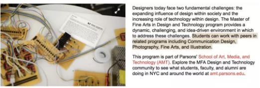 Parsons Interdisciplinary Direction of Game Design Parsons Interdisciplinary Direction of Game Design