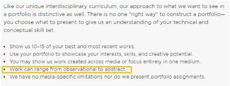 Independent proposition of Chicago Academy of Arts Independent proposition of Chicago Academy of Arts
