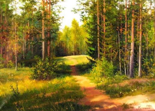 Oil painting graduate students studying in the United States Oil painting graduate students studying in the United States