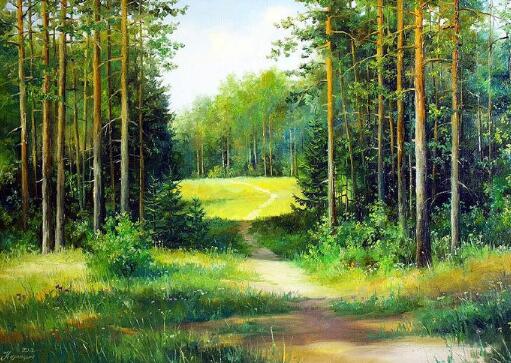 Oil painting graduate student studying in Italy Oil painting graduate student studying in Italy