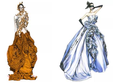 Collection of Fashion Illustrations Collection of Fashion Illustrations