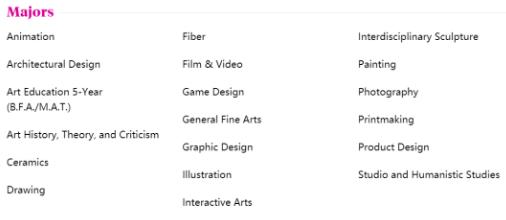 Maryland Academy of Arts MICA Undergraduate Program Maryland Academy of Arts MICA Undergraduate Program